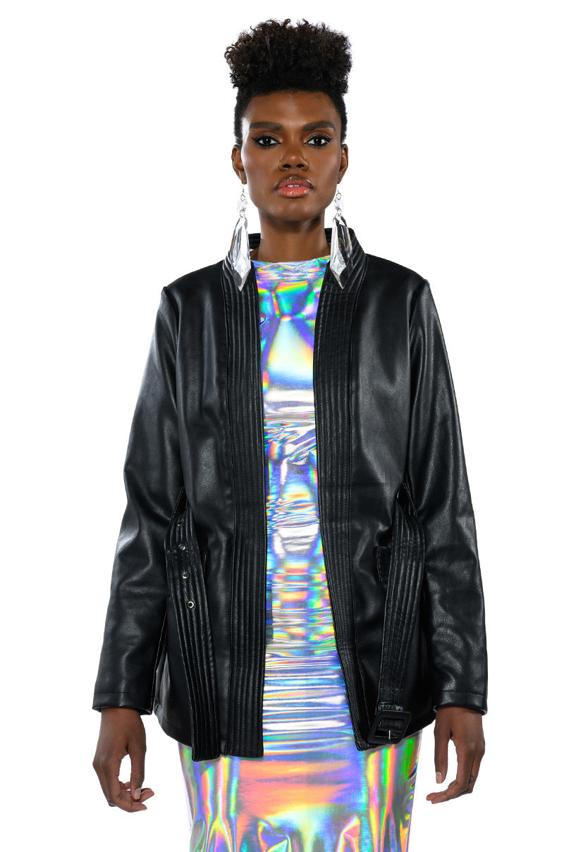 THE BEEKMAN KIMONO MOTO BLAZER