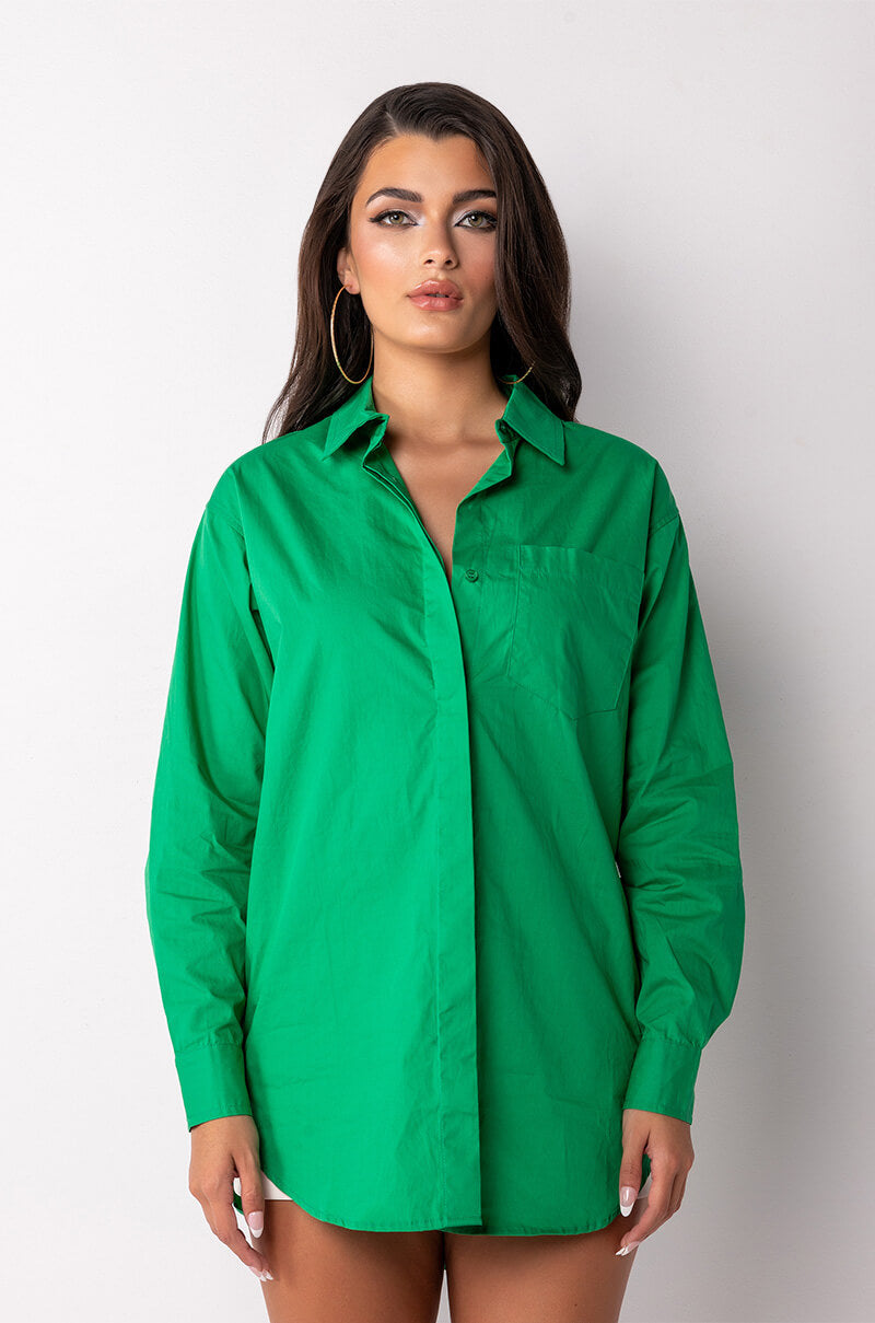 SHMONEY POPLIN BUTTON DOWN