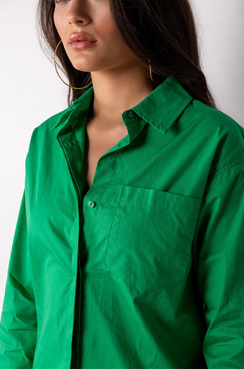 SHMONEY POPLIN BUTTON DOWN