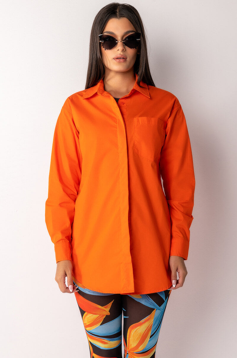 SHMONEY POPLIN BUTTON DOWN