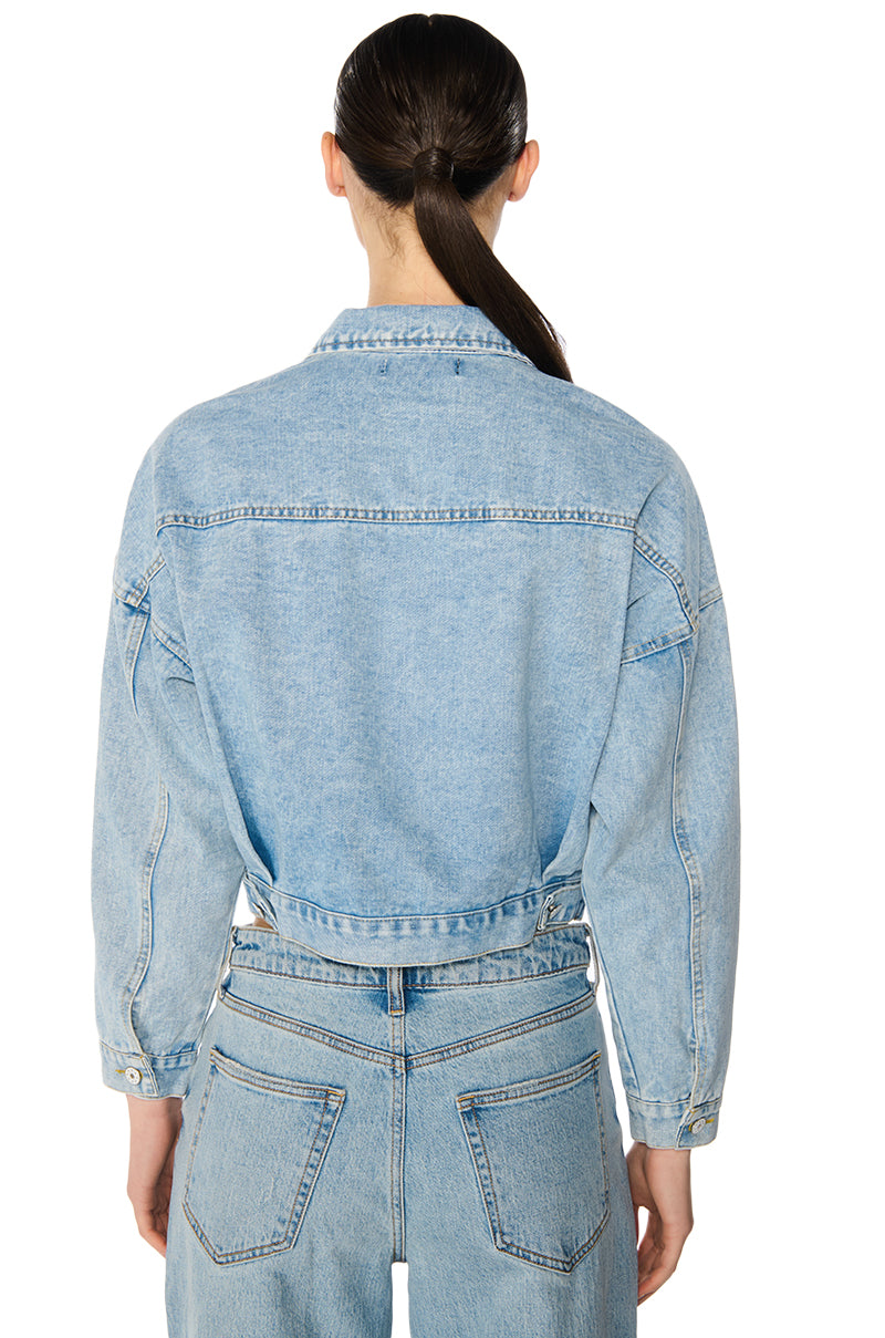 SHOW IT OFF SEQUIN DENIM JACKET