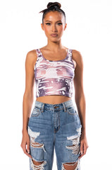 SHOWER ME FITTED TANK TOP
