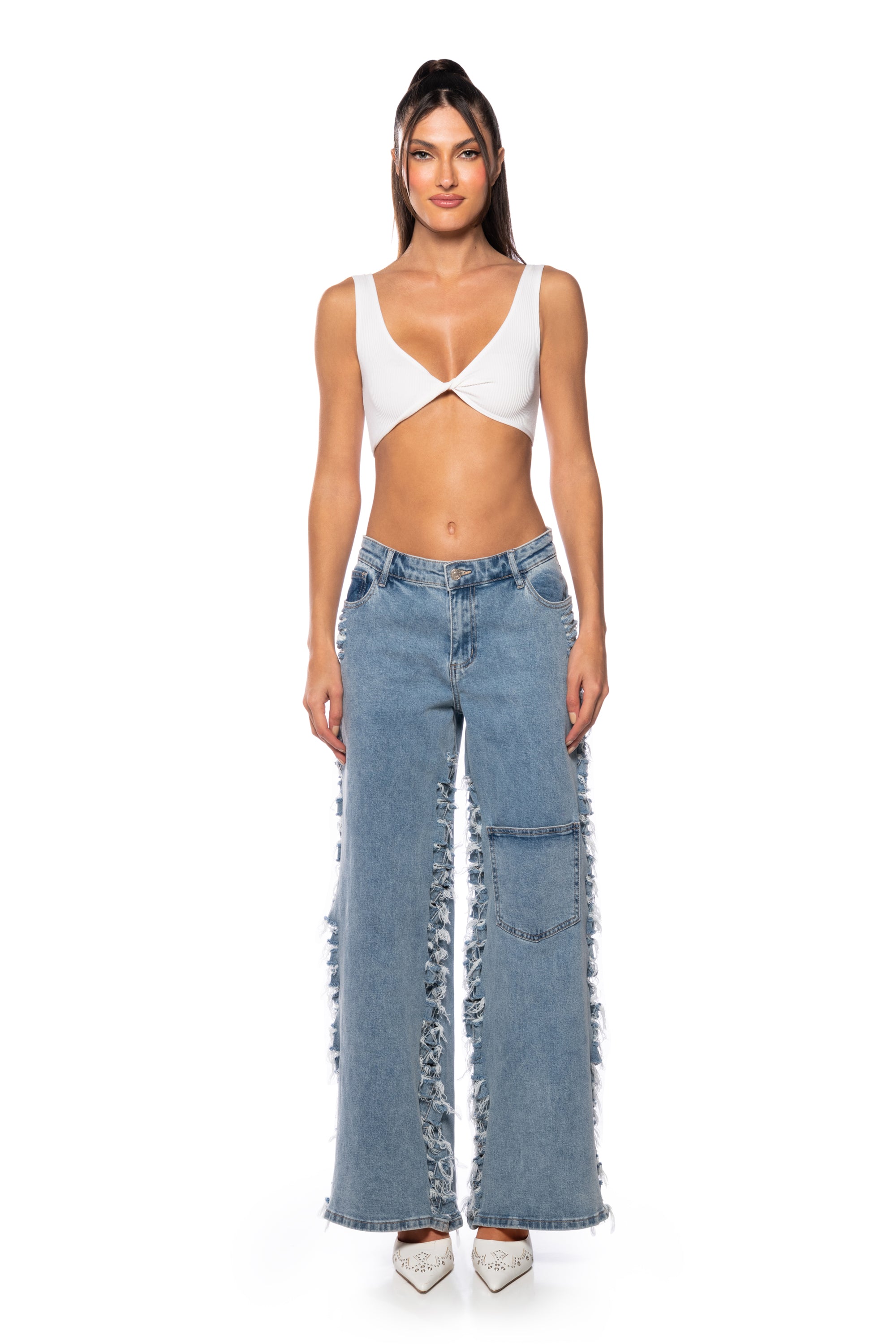 SONNY DISTRESSED RELAXED FIT JEANS