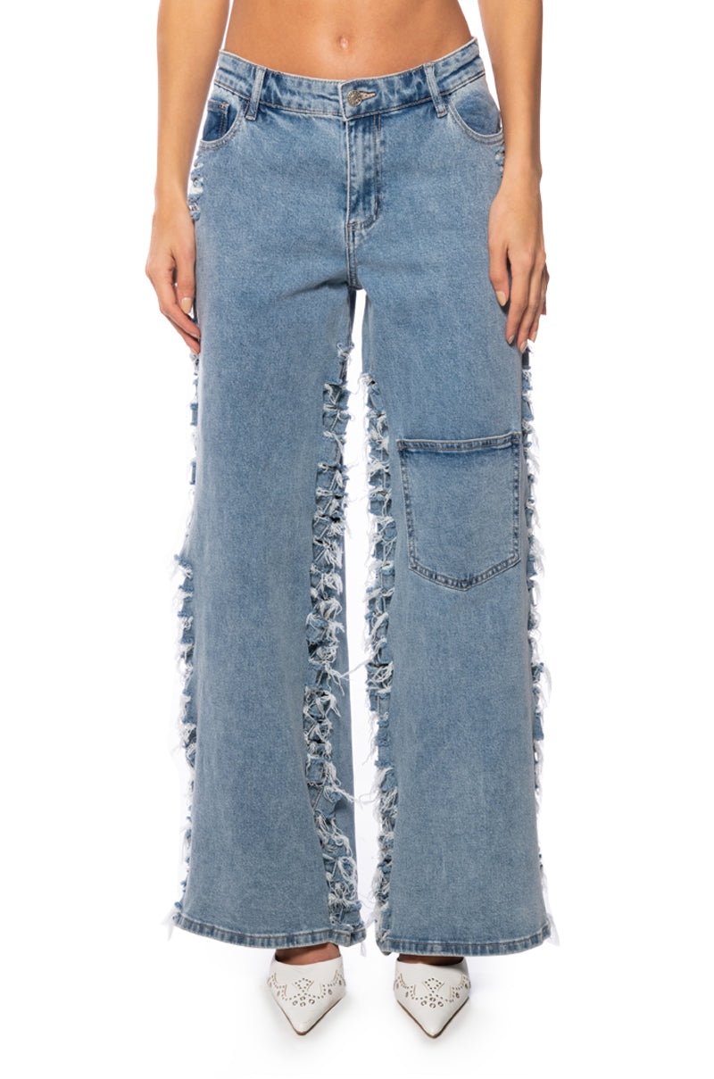 SONNY DISTRESSED RELAXED FIT JEANS