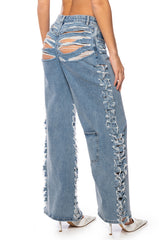 SONNY DISTRESSED RELAXED FIT JEANS