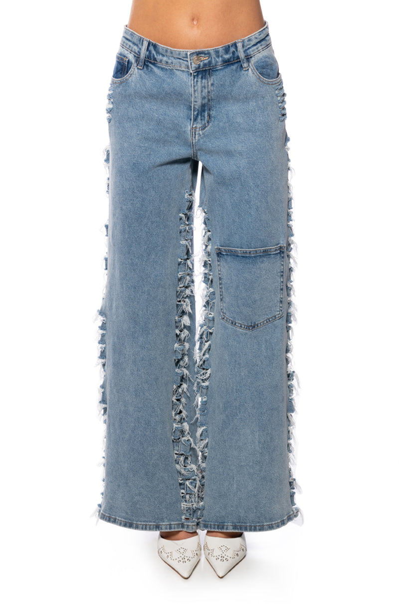SONNY DISTRESSED RELAXED FIT JEANS