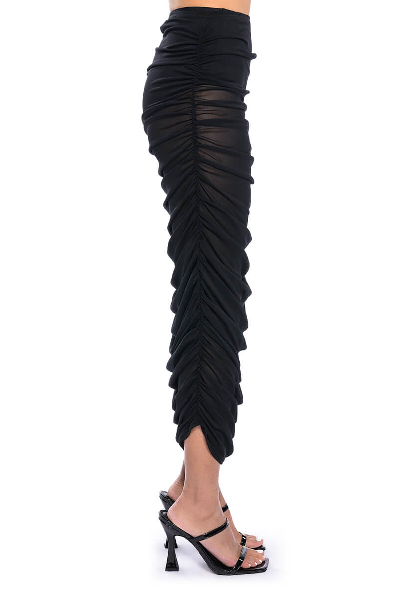 SIMPLE BLISS MESH MAXI SKIRT