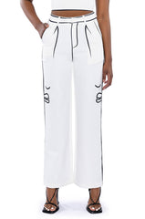 CELIA POP ART SCUBA PANTS