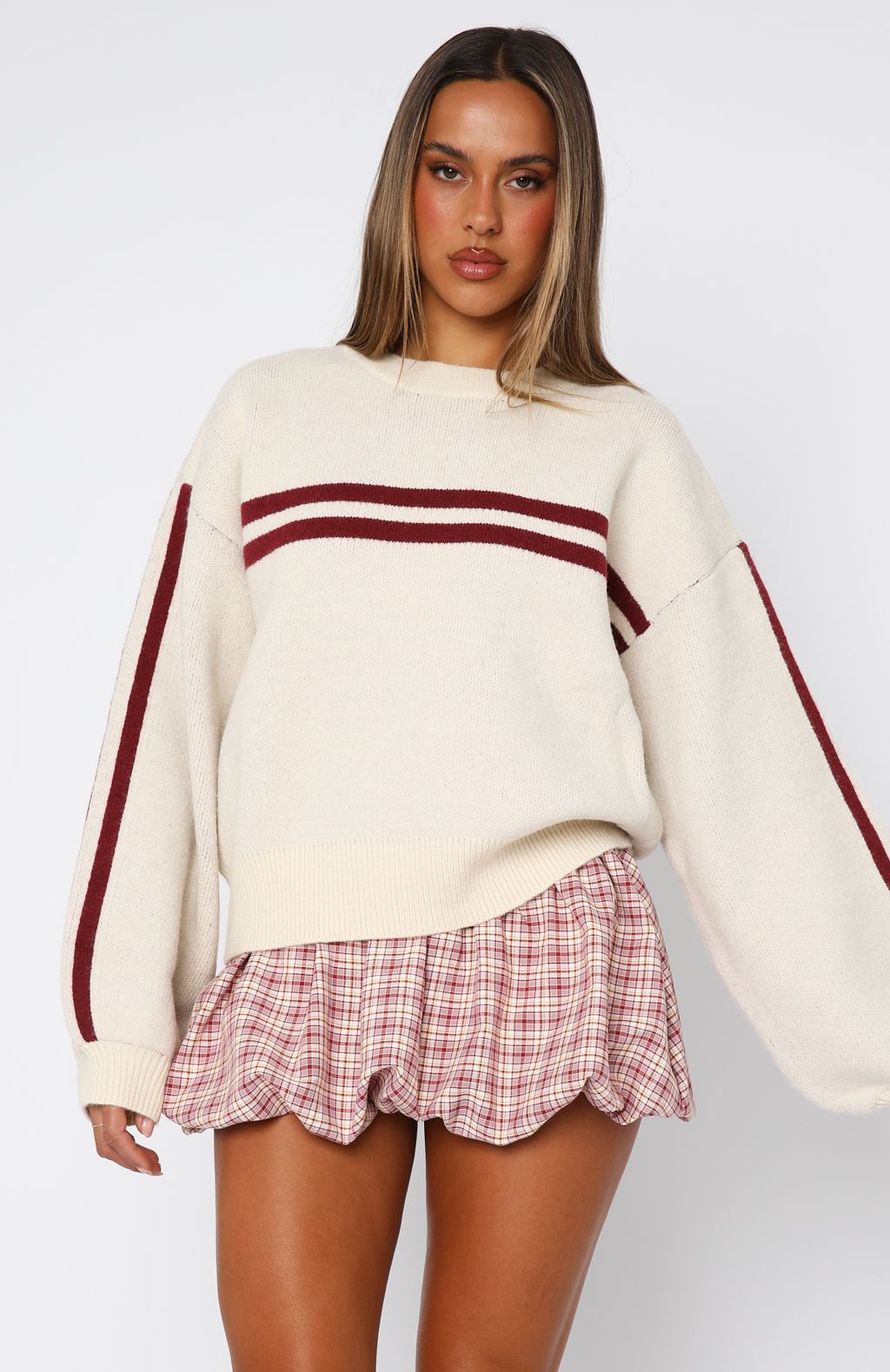 Bring Me Back Knit Sweater Cream