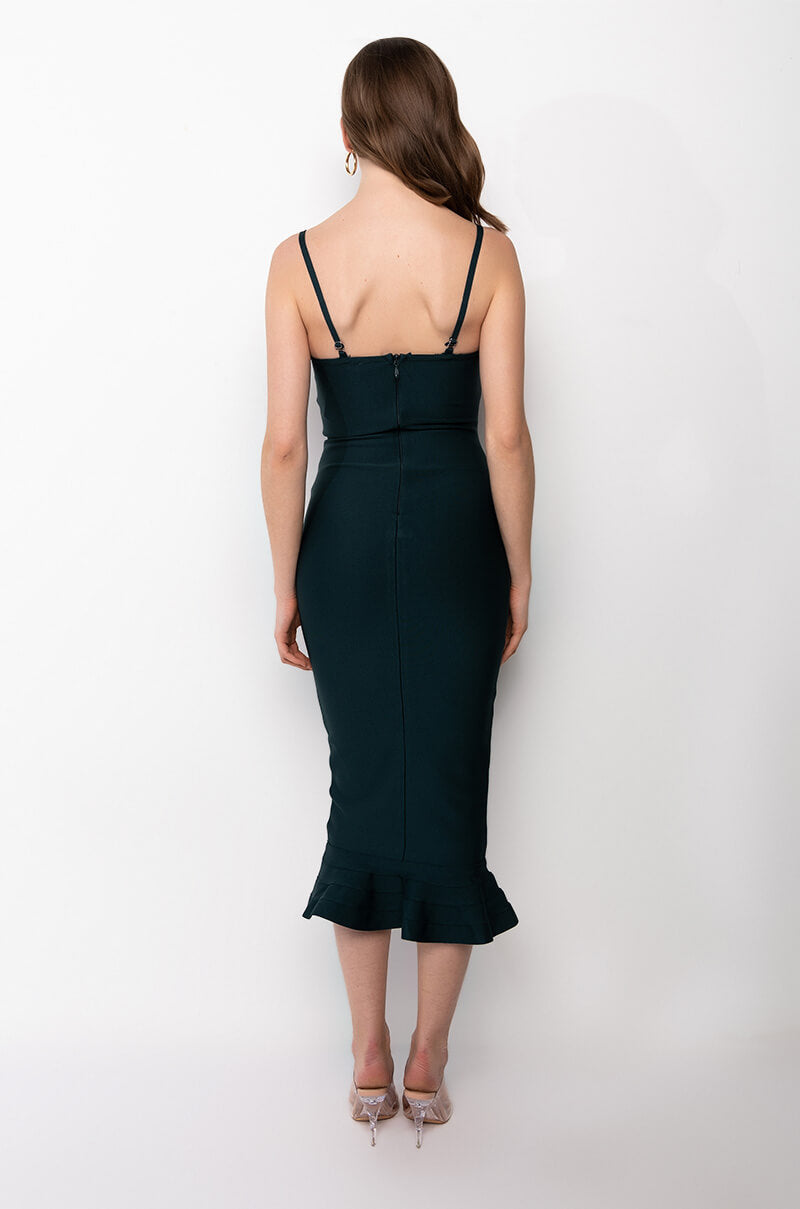 SMOOTH MOVES BANDAGE MIDI DRESS