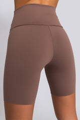SNATCHED HIGH RISE BIKER SHORTS
