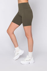 SNATCHED HIGH RISE BIKER SHORTS