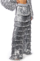SO FANCY METALLIC FRINGE PANT