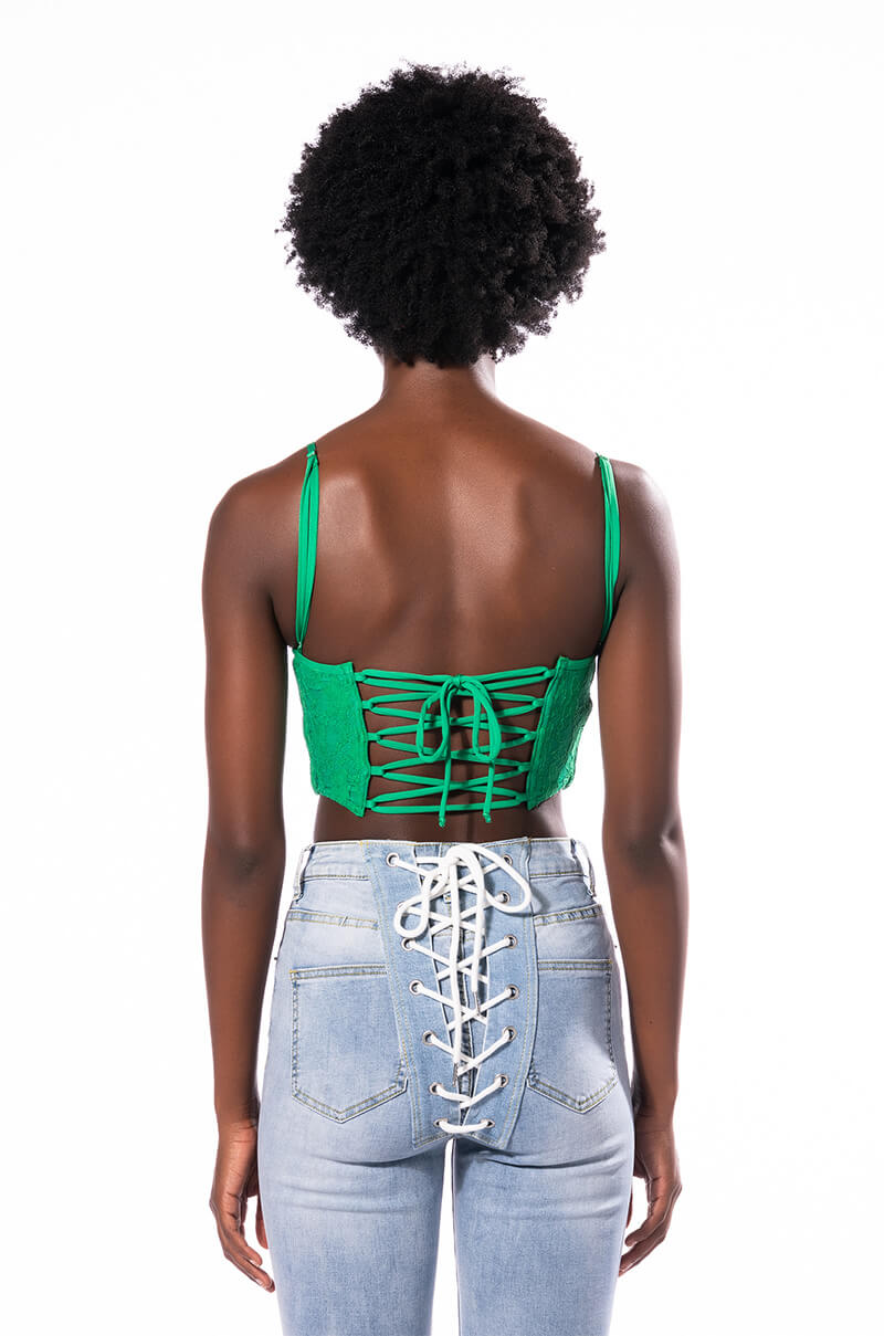 SO SWEET LACE CORSET TOP