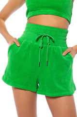 SOFT SPOT DOLPHIN HEM LOUNGE SHORTS