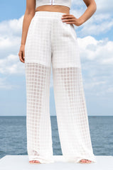 SOHO CHIFFON WIDE LEG PANTS