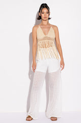 SOHO CHIFFON WIDE LEG PANTS