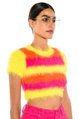 SOMETHING ABOUT THE SUN SHORT SLEEVE SWEATER