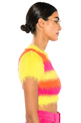 SOMETHING ABOUT THE SUN SHORT SLEEVE SWEATER