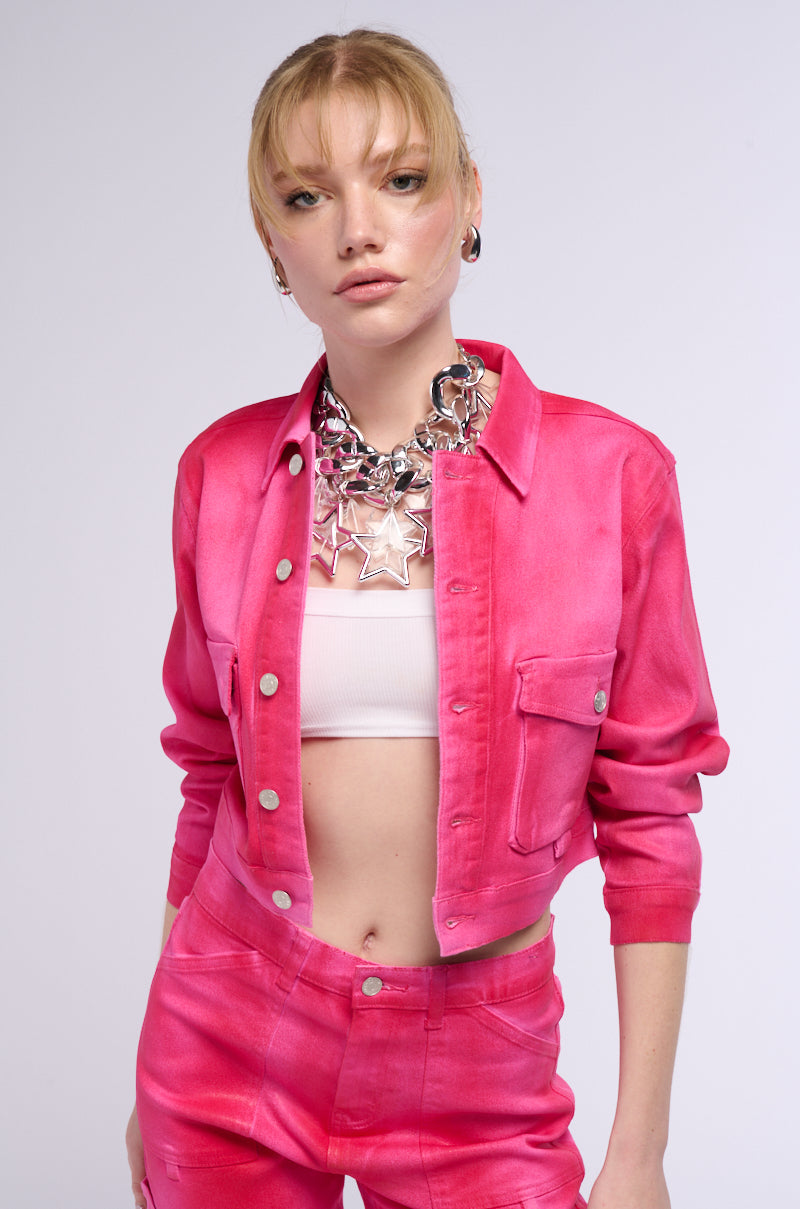 SOUR CANDY CROP JACKET