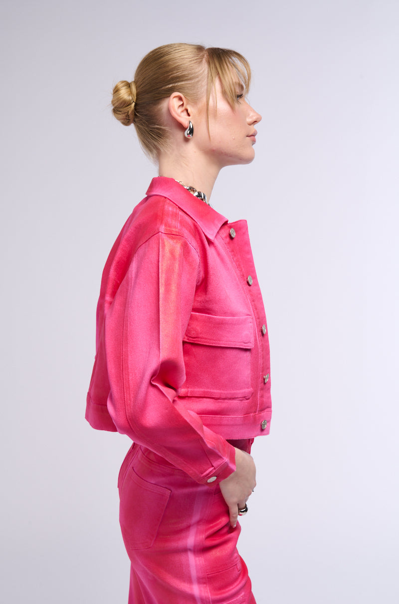 SOUR CANDY CROP JACKET