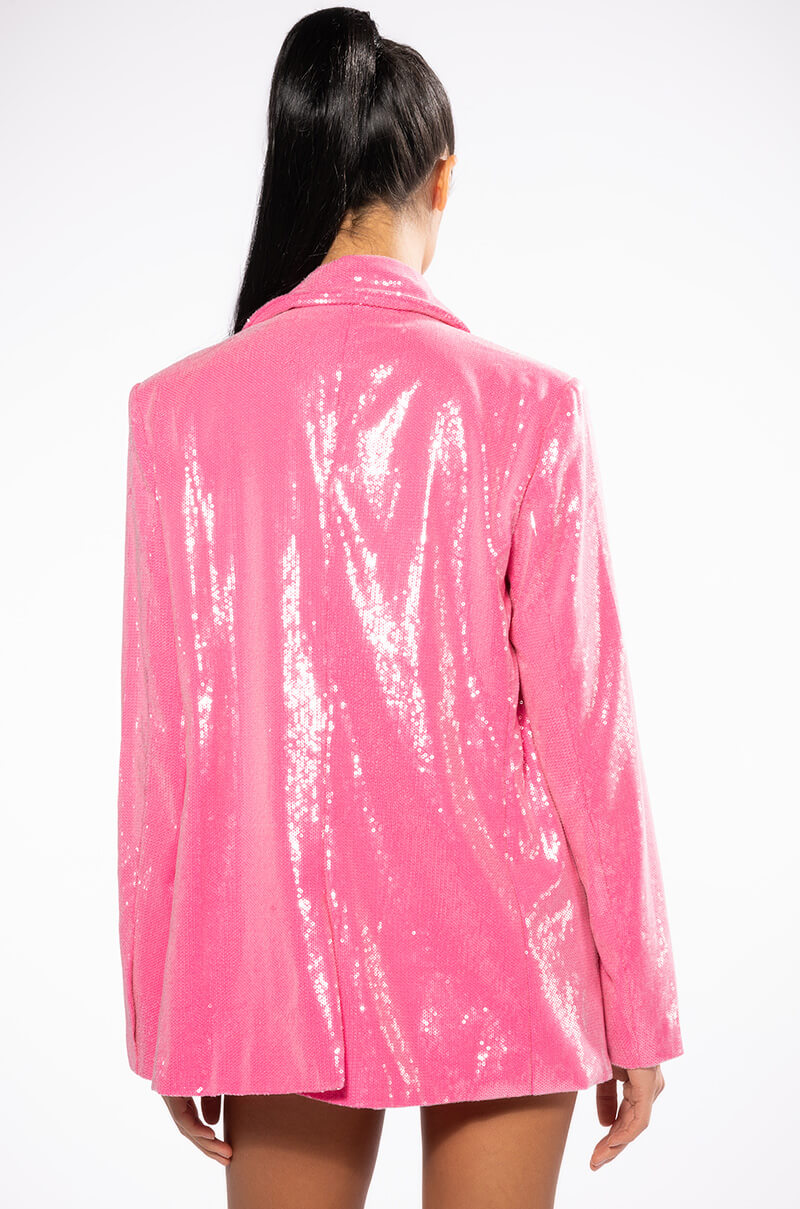 SPARKLE AND SHINE SEQUIN BLAZER