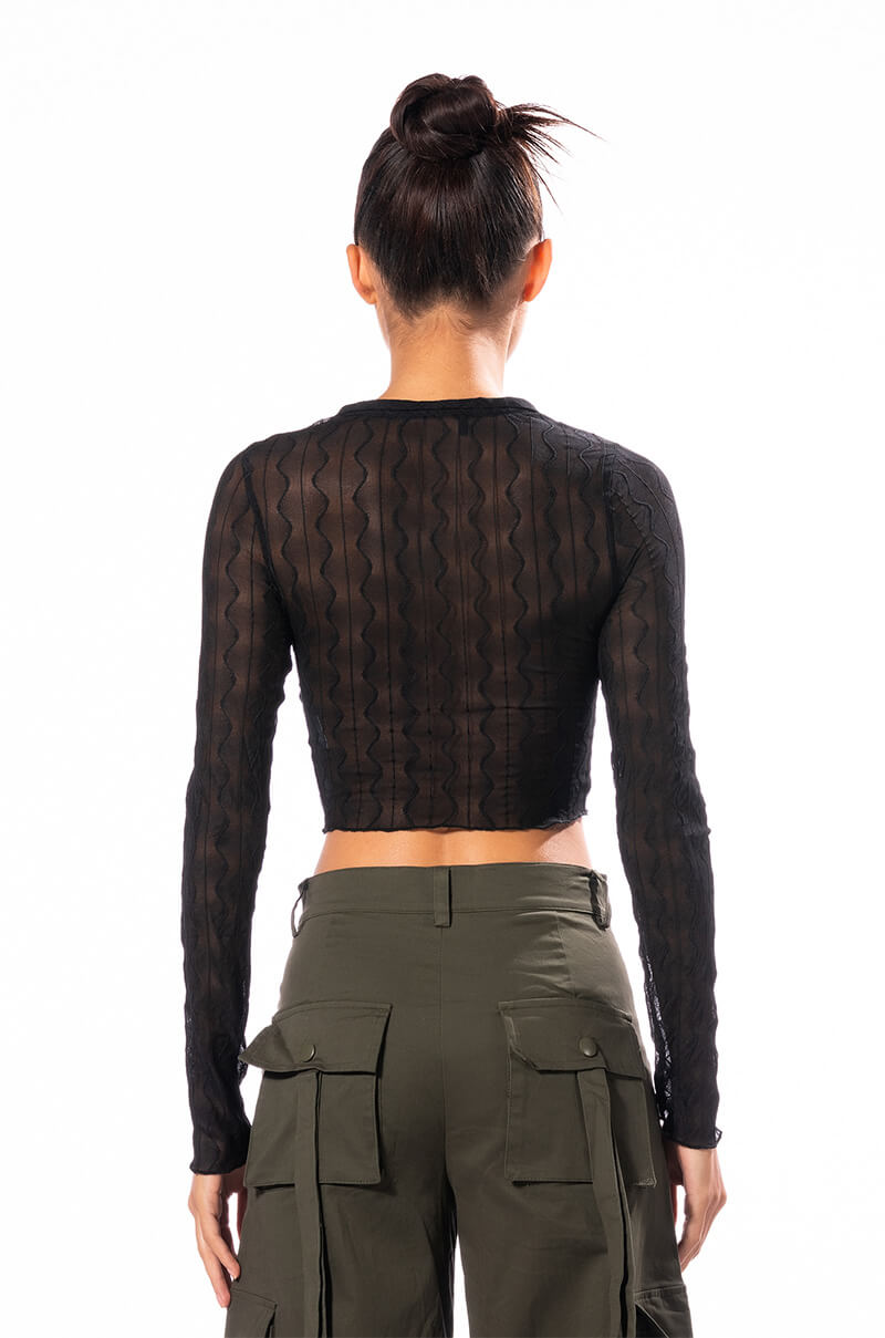 SPOIL YOU LONG SLEEVE COLLARED TOP