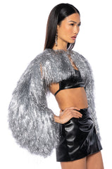 SPRING EDIT TINSEL BOLERO