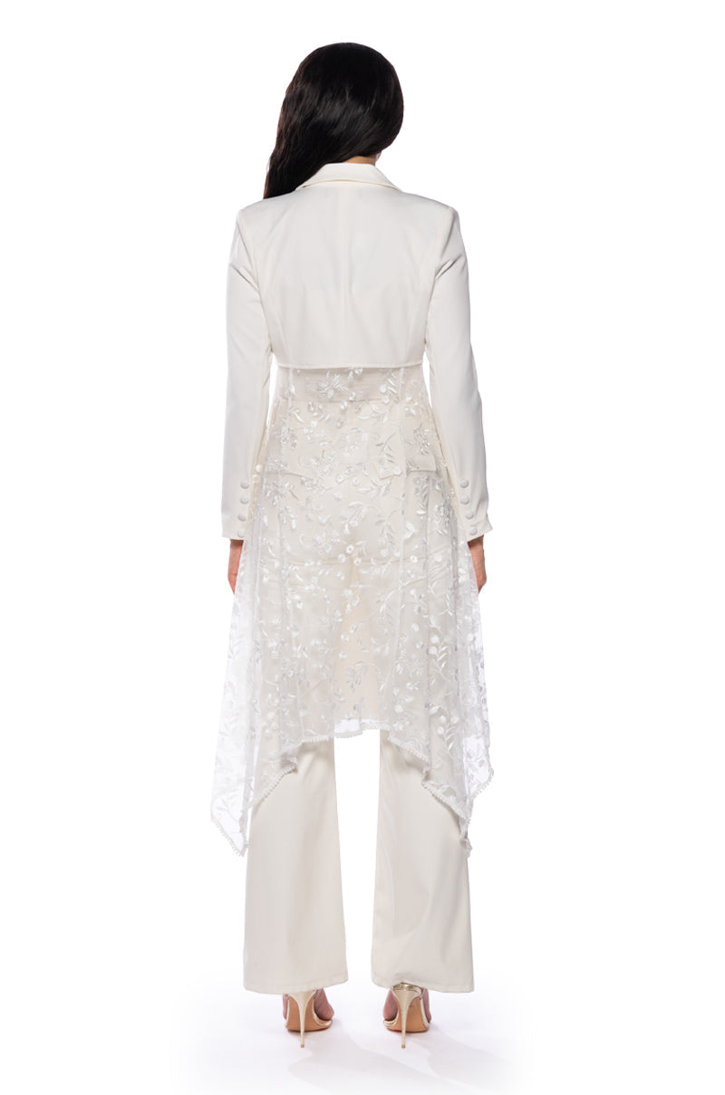 SPRING HAS SPRUNG LACE TRENCH