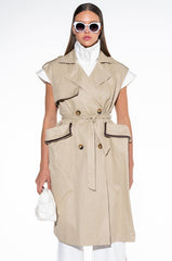 SPRING HAS SPRUNG TRENCH VEST
