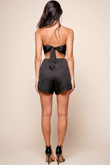 Chaplin Embroidered Shorts Black