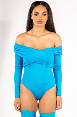 KIM WRAP LONG SLEEVE BODY SUIT
