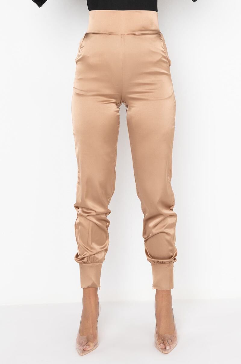 STARS IN THE SKY RHINESTONE SATIN PANTS