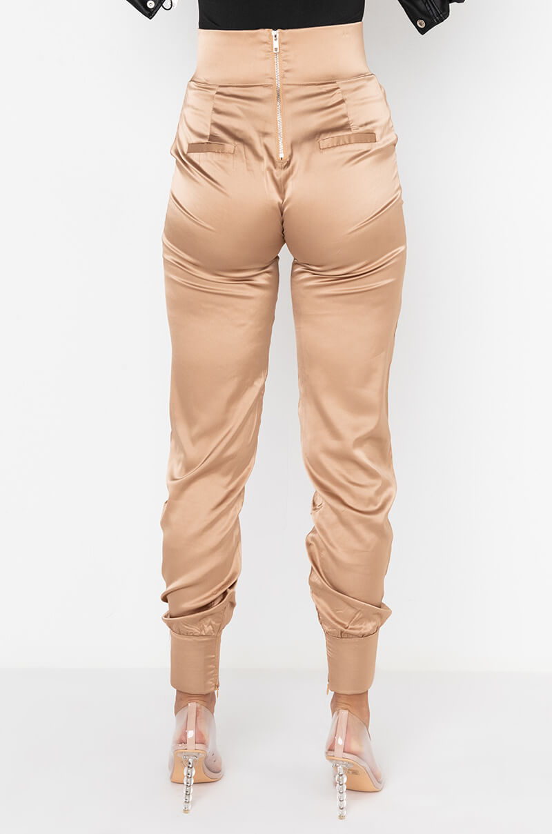 STARS IN THE SKY RHINESTONE SATIN PANTS