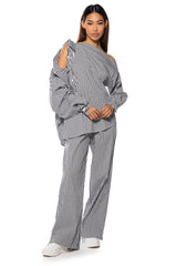 START THE DAY POPLIN PULL ON PANTS