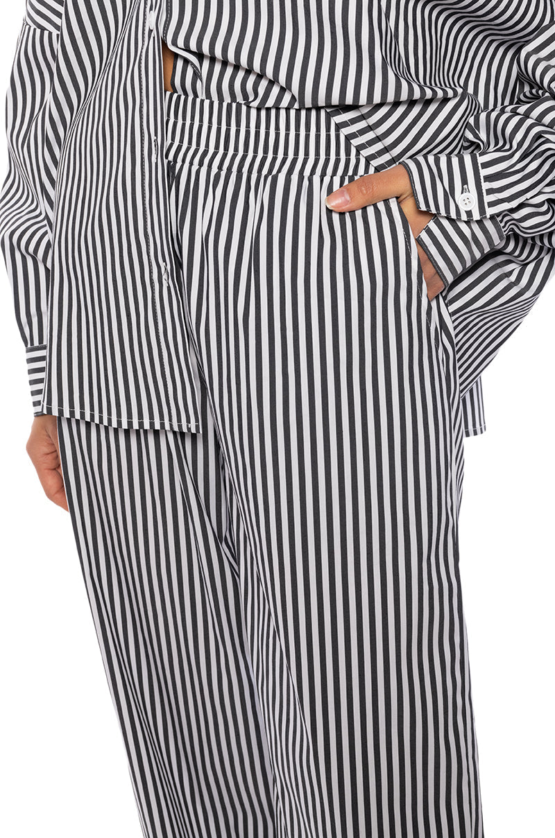 START THE DAY POPLIN PULL ON PANTS