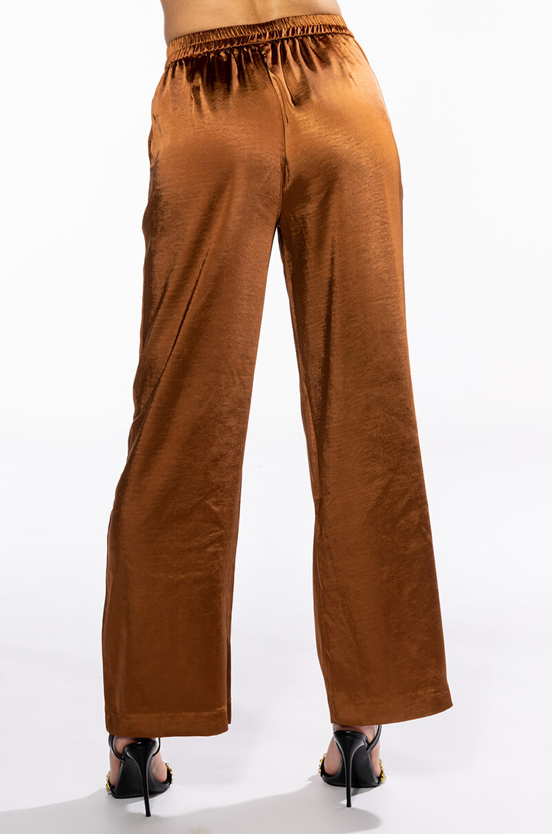 STAY RADIANT SATIN TROUSER