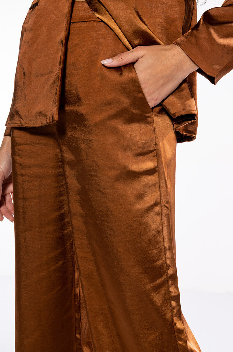 STAY RADIANT SATIN TROUSER
