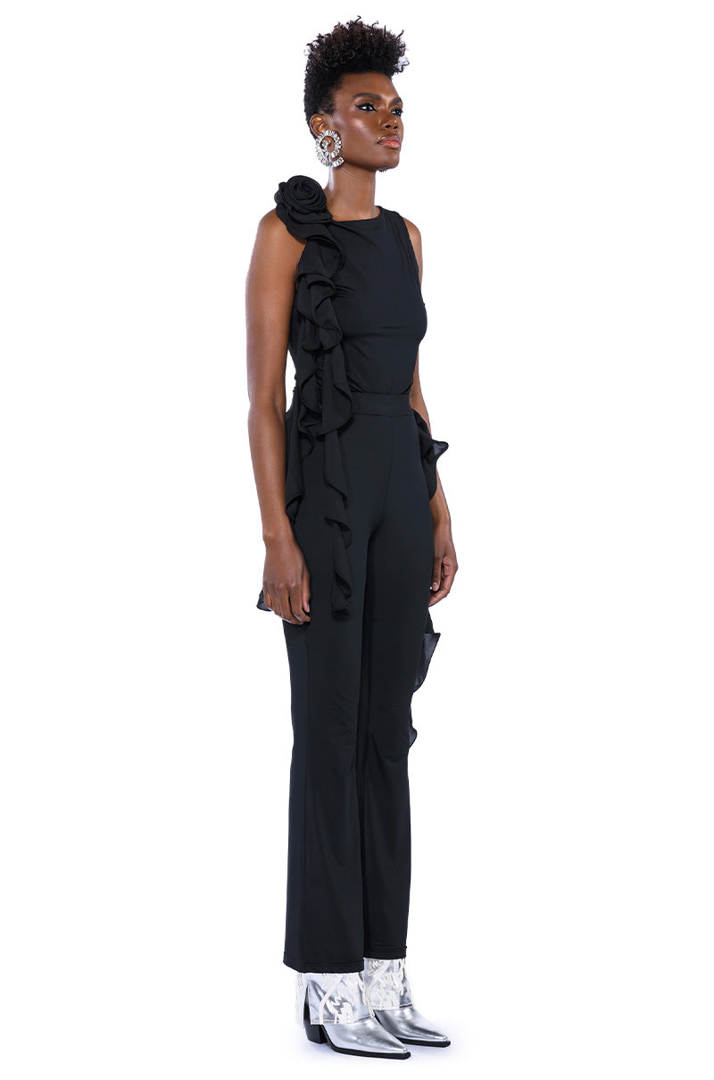 STELLA FLOUNCED SLEEVELESS TOP