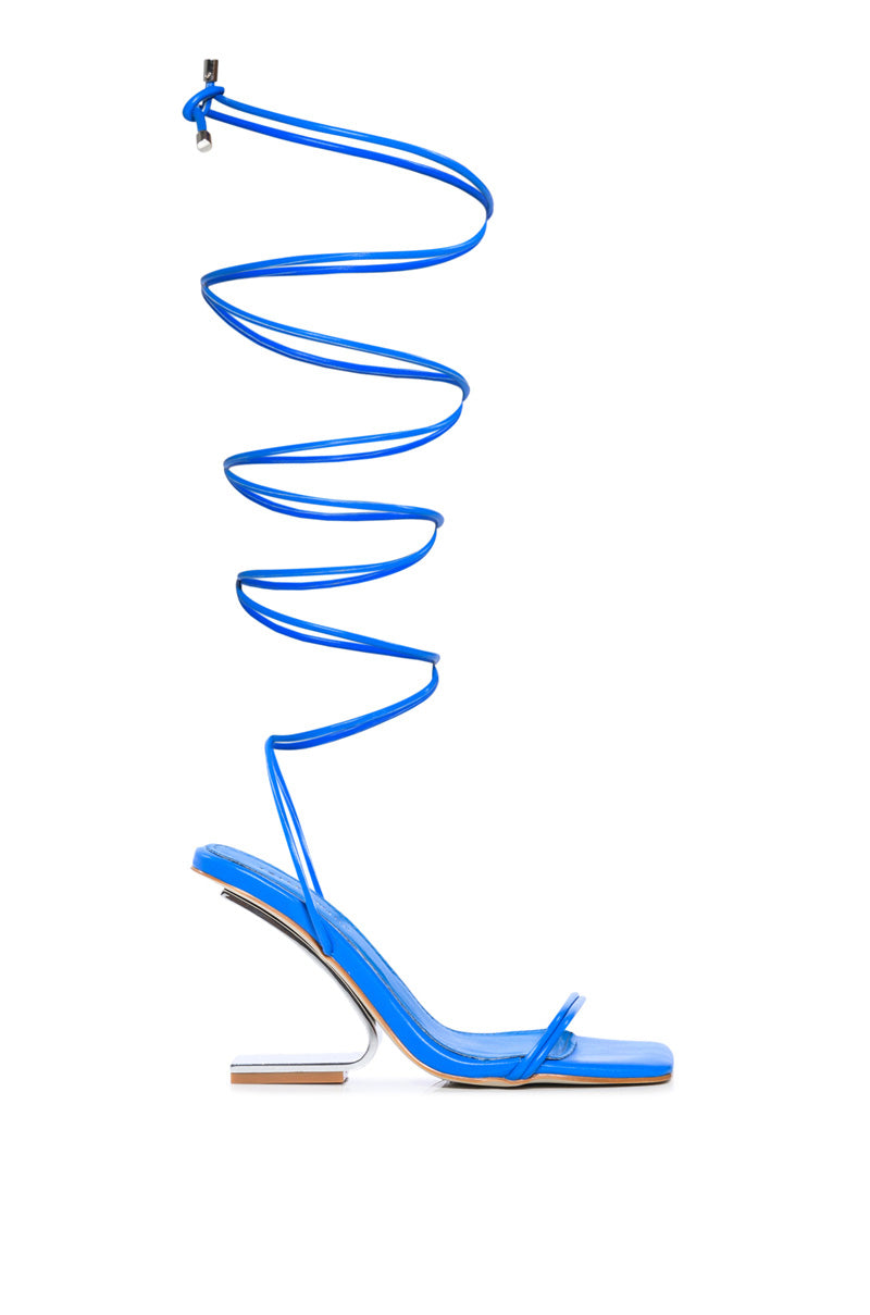 AZALEA WANG FERNANDA SWOOP HEEL SANDAL