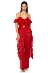 STEVIE SOFT SCUBA WIDE LEG CARGO