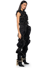 STOP AND STARE RUFFLE SWEATPANT