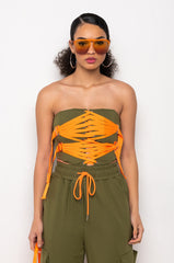 STRAP STRAP COLORBLOCK CORSET