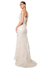 STUNNER EMBELLISHED MAXI DRESS
