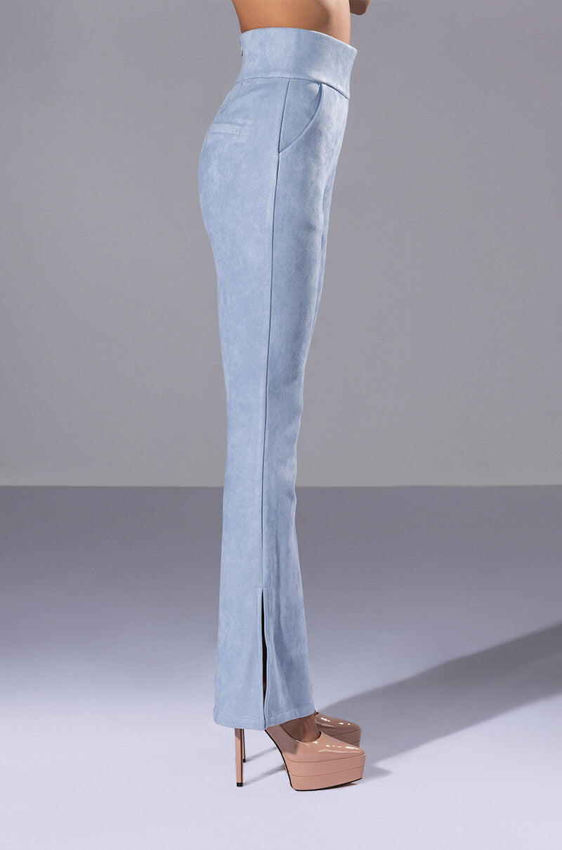SUEDE BIG BOOTY SUEDE PANTS