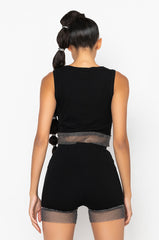 SUGA BOO RHINESTONE DETAIL TOP