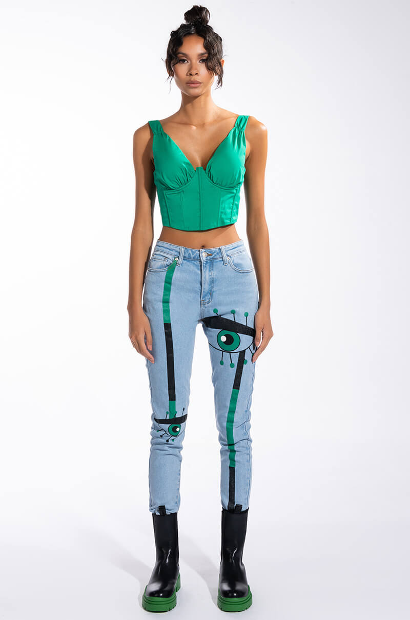 SUMMER FLING POPLIN CORSET
