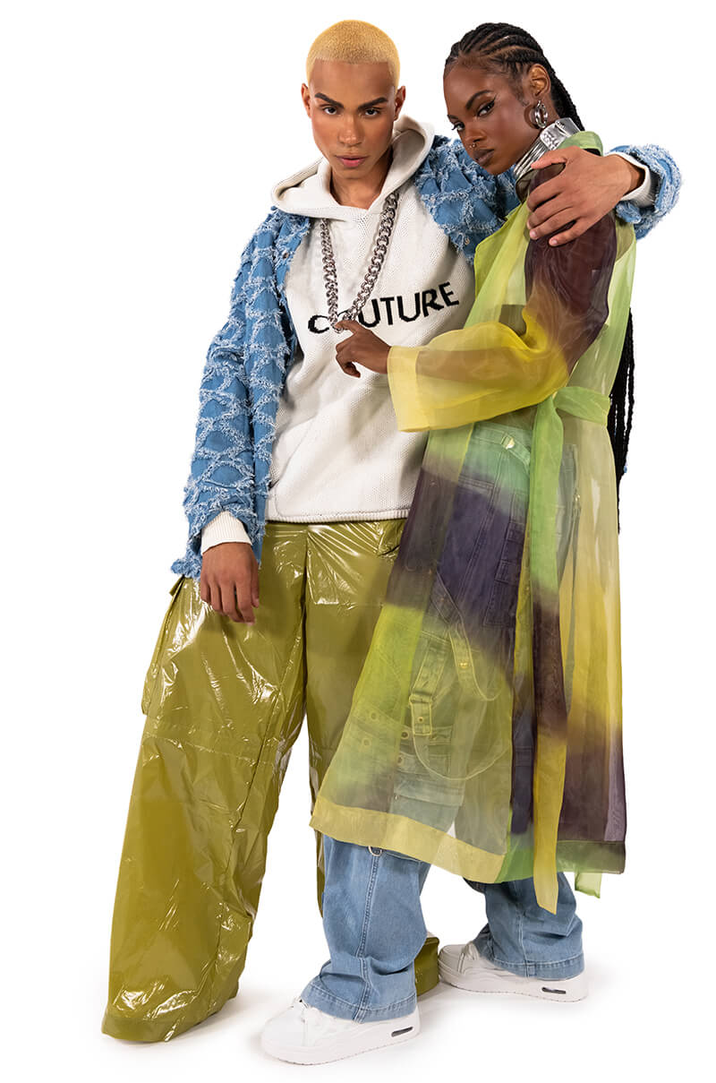 SUMMER SOLSTICE CHIFFON TRENCH
