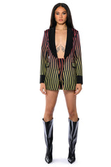 SUNSET ROAD STRIPE SHORT