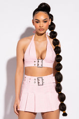 SWEET BUCKLED BRALETTE